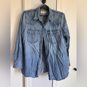 Hatch x Current/Elliott denim shirt in Hatch size 3